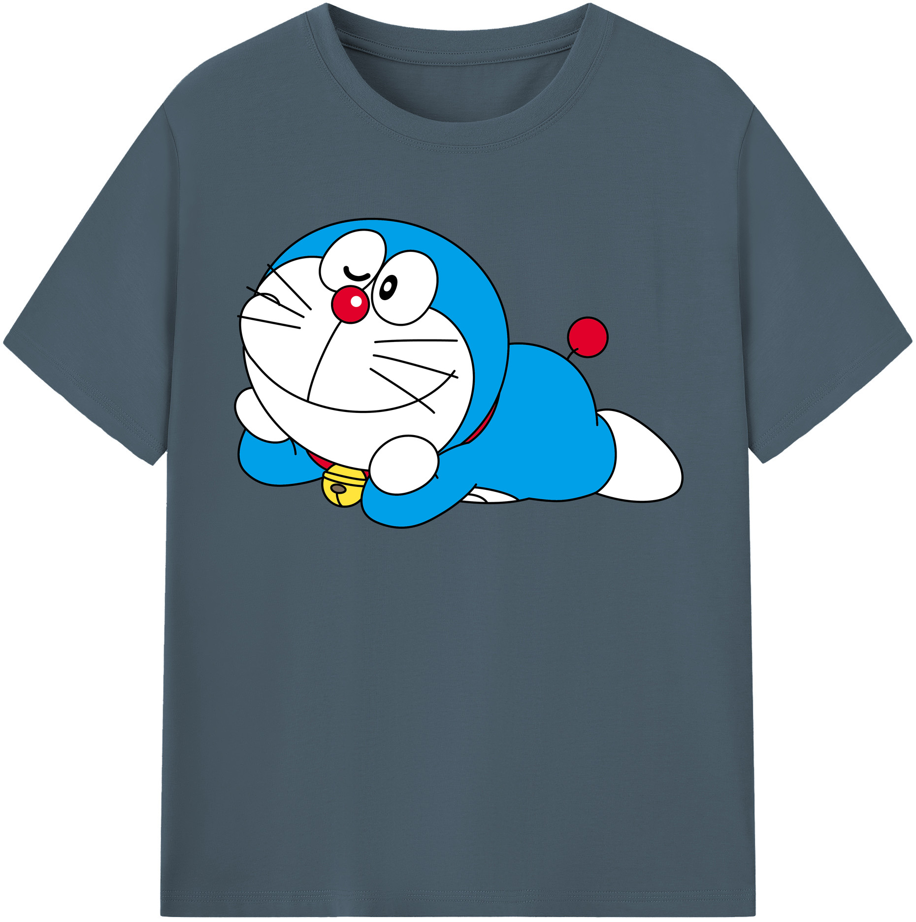 （画像用） ドラえもん Doraemon 綿100％半袖Tシャツ（フロントプリント）